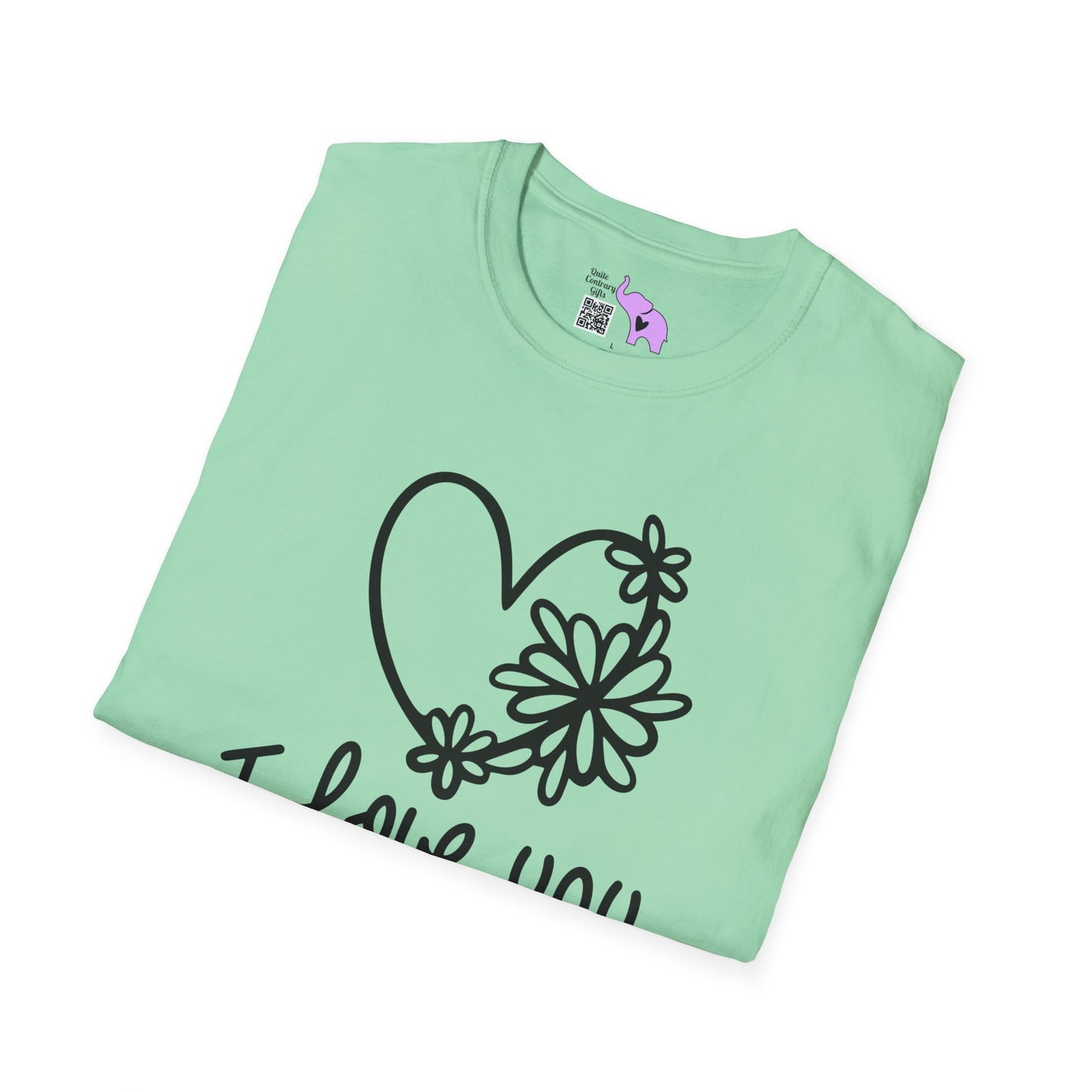 I Love You To The Beach Adult T-shirt