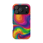 Tie Dye Color Swirl MagSafe® Compatible Tough Case for iPhone