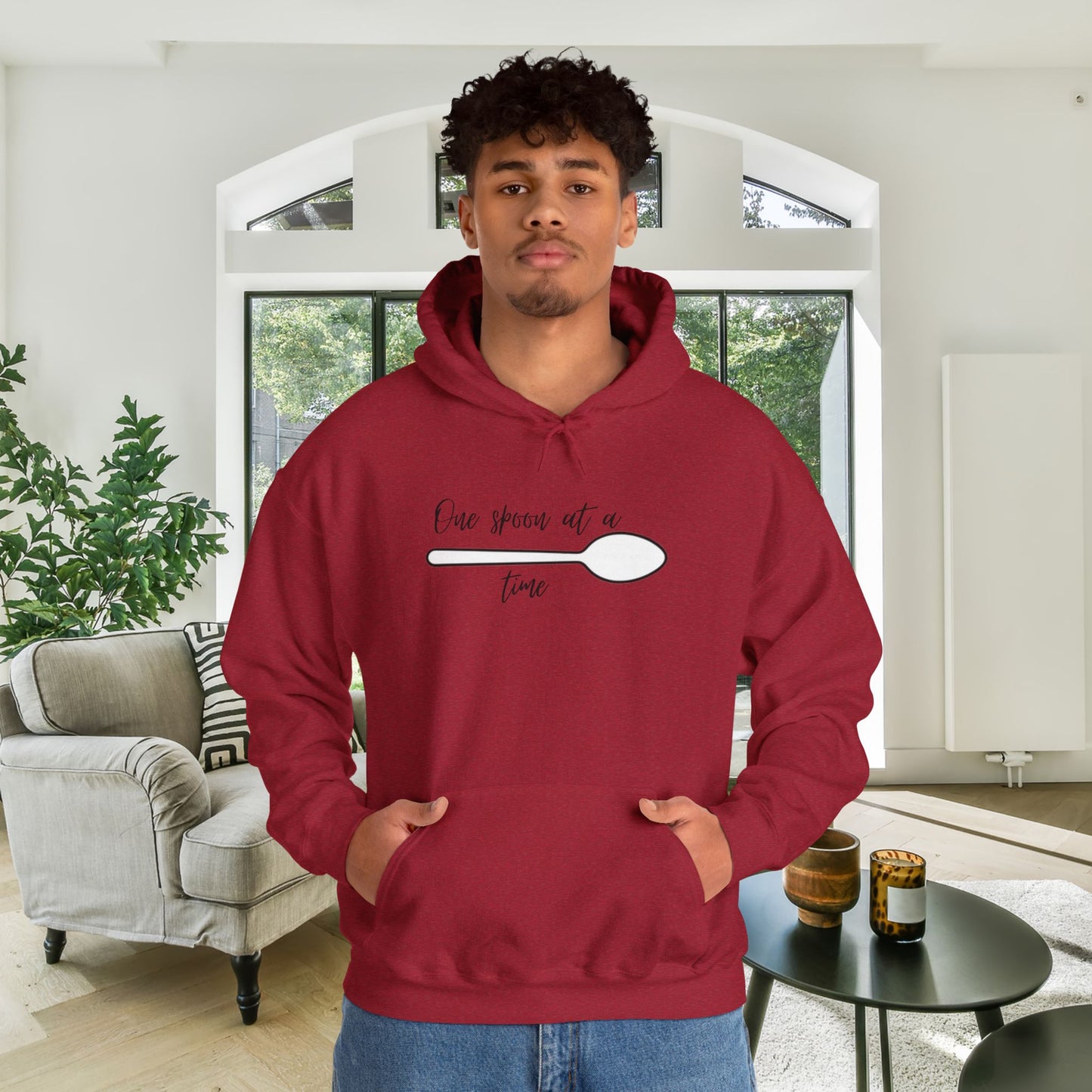 One Spoon At A Time Heavy Blend™ Hooded Sweatshirt