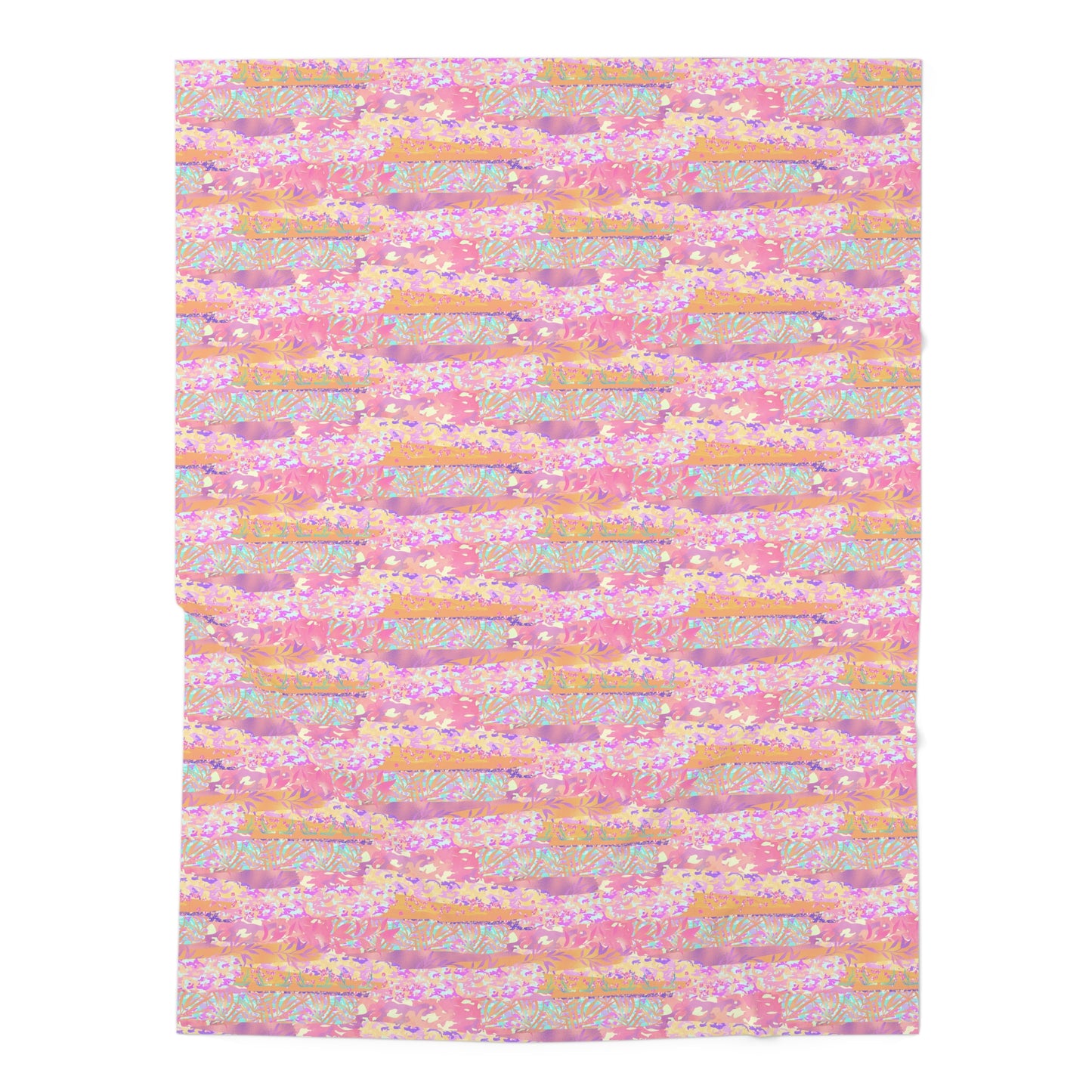 Wild Tropic Collage Baby Swaddle Blanket