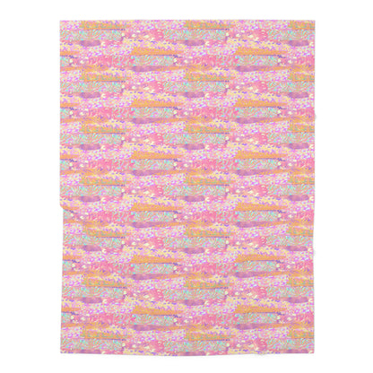 Wild Tropic Collage Baby Swaddle Blanket