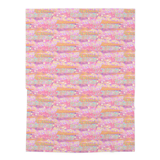 Wild Tropic Collage Baby Swaddle Blanket