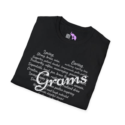 Grams Descriptive Words Adult T-shirt