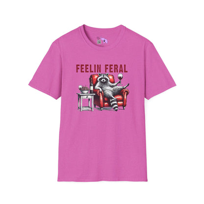 Feelin Feral (Racoon) Adult T-shirt