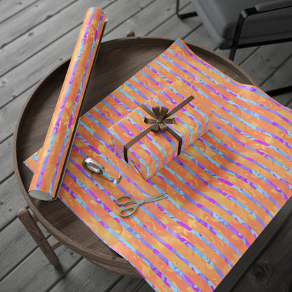 Split Spectrum Camo Wrapping Paper