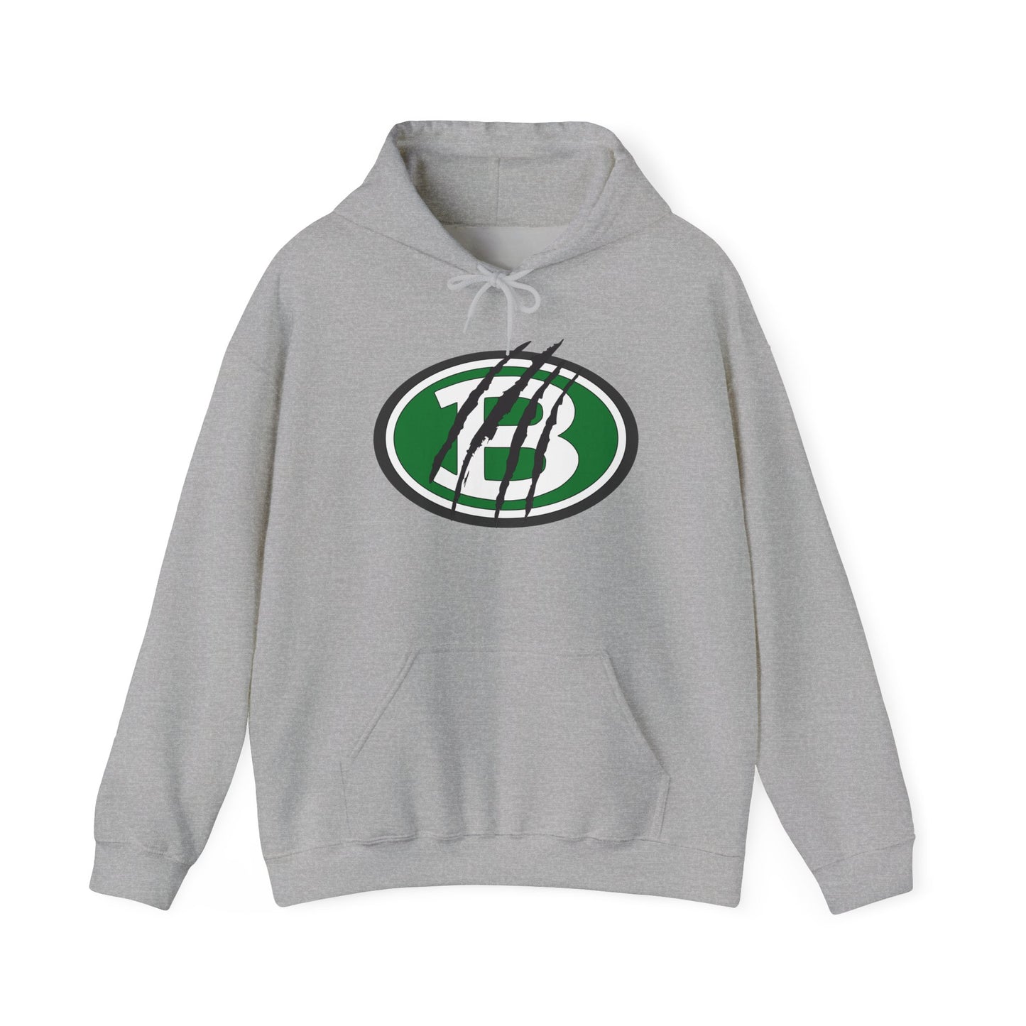Brenham ISD Logo w/Claw Marks Adult Heavy Blend™ Hoodie