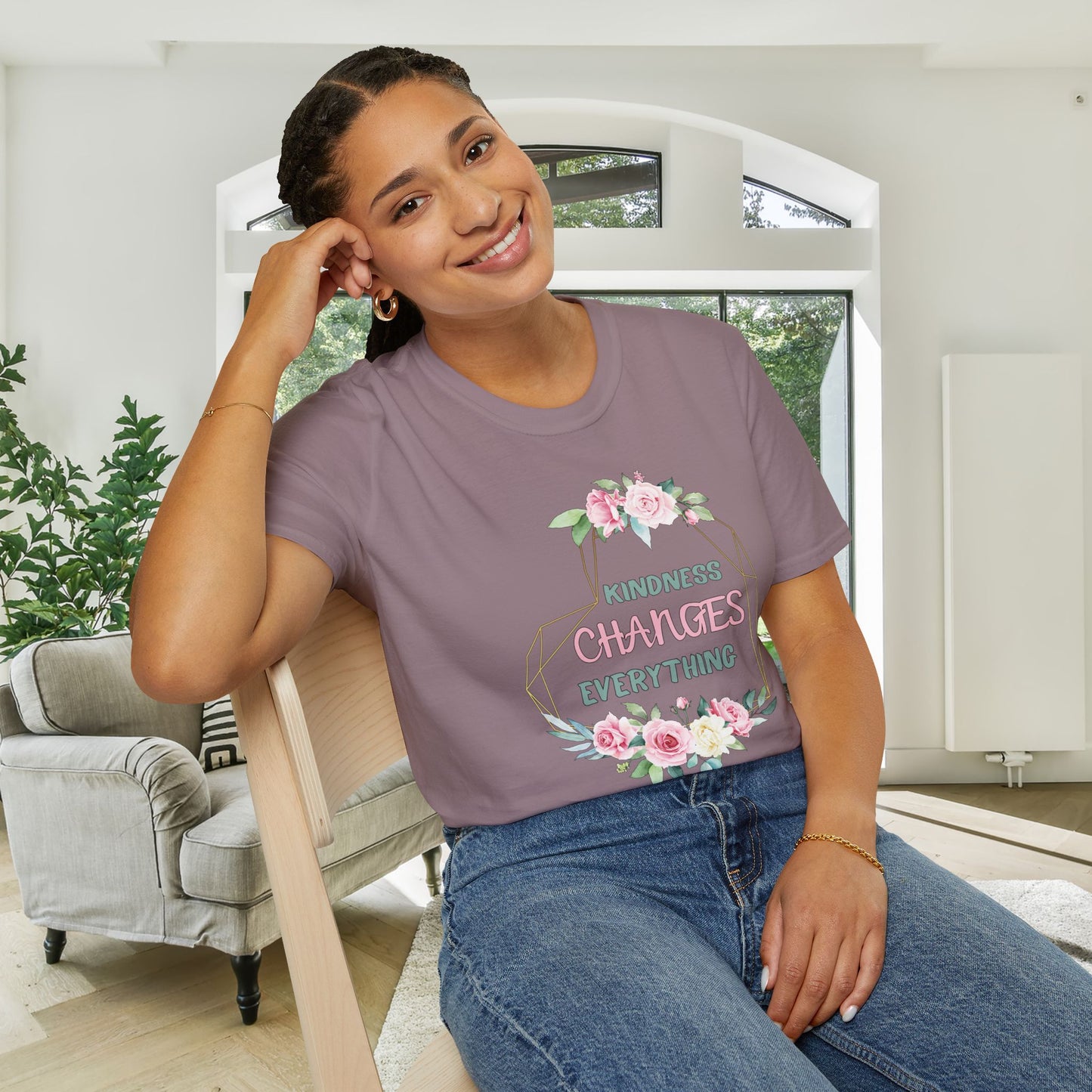 Kindness Changes Everything Adult T-shirt