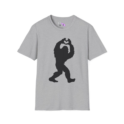 Bigfoot Loves You Adult T-shirt