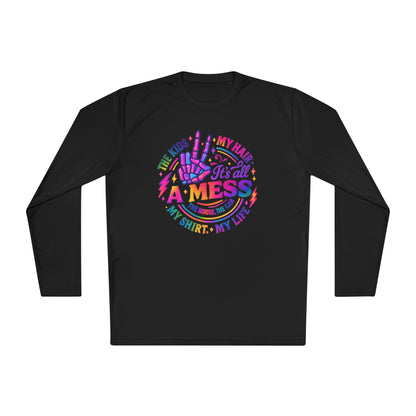 It's All A Mess Adult Long Sleeve Tee