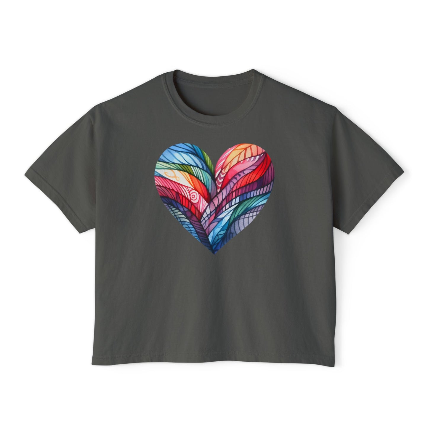 Heart of Many Colors Women's Boxy Tee