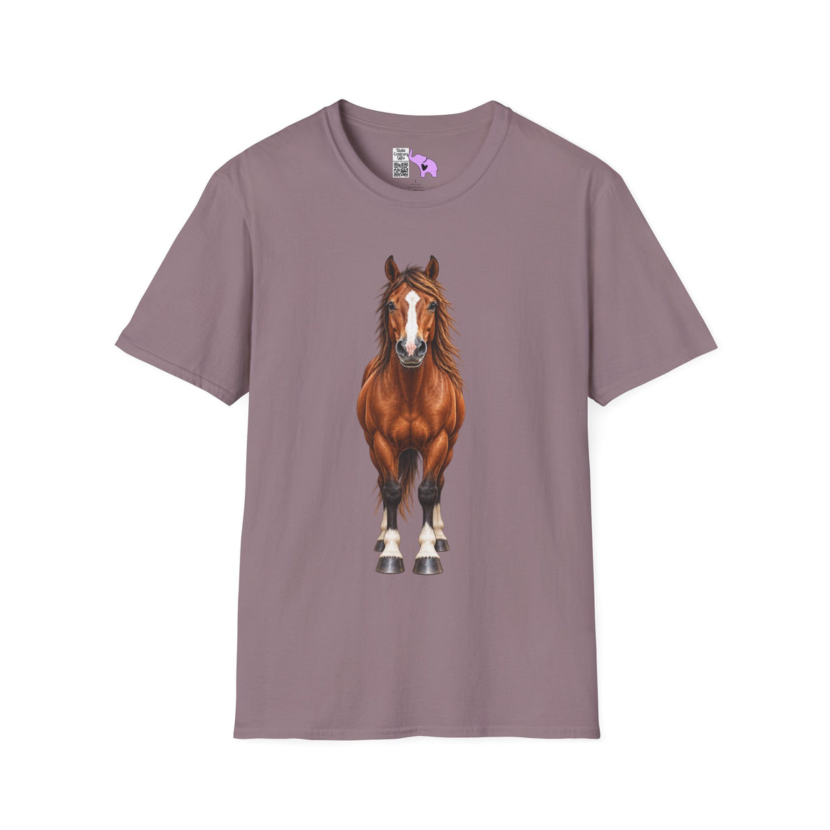 ""Front to Back Horse Lover Adult T-shirt