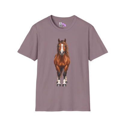 ""Front to Back Horse Lover Adult T-shirt