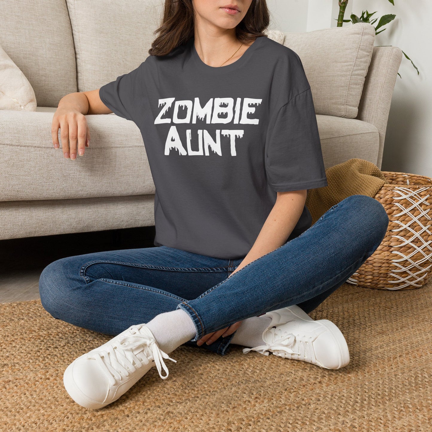 ""Zombie Aunt Adult T-shirt