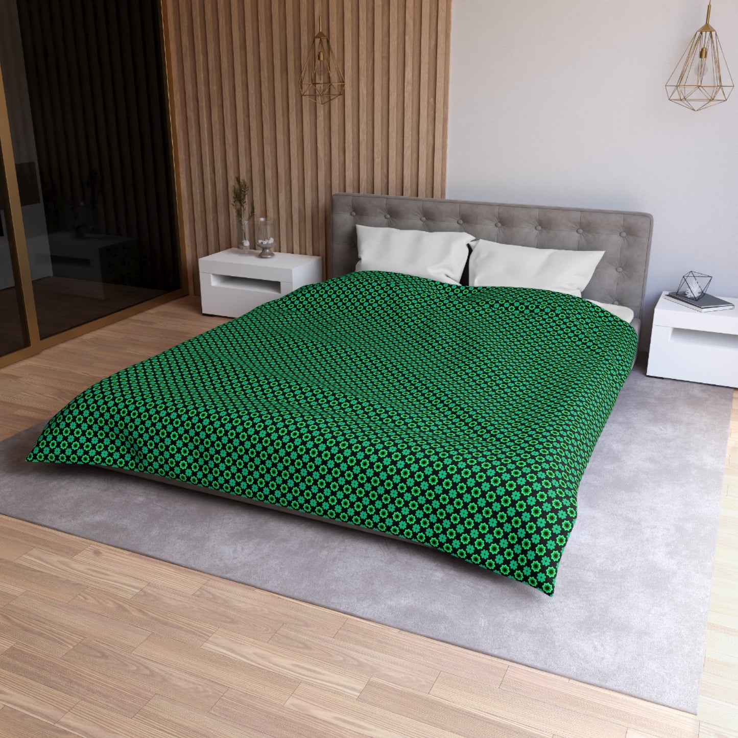 Clover Bloom Burst Duvet Bedding Set