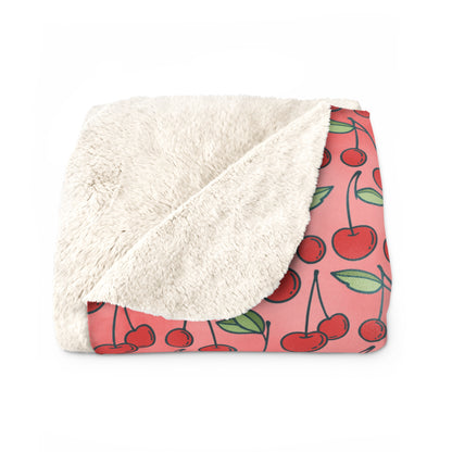Cherry Bombshell Fleece Blanket