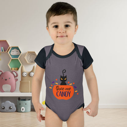 Give Me Candy Baby Rib Bodysuit