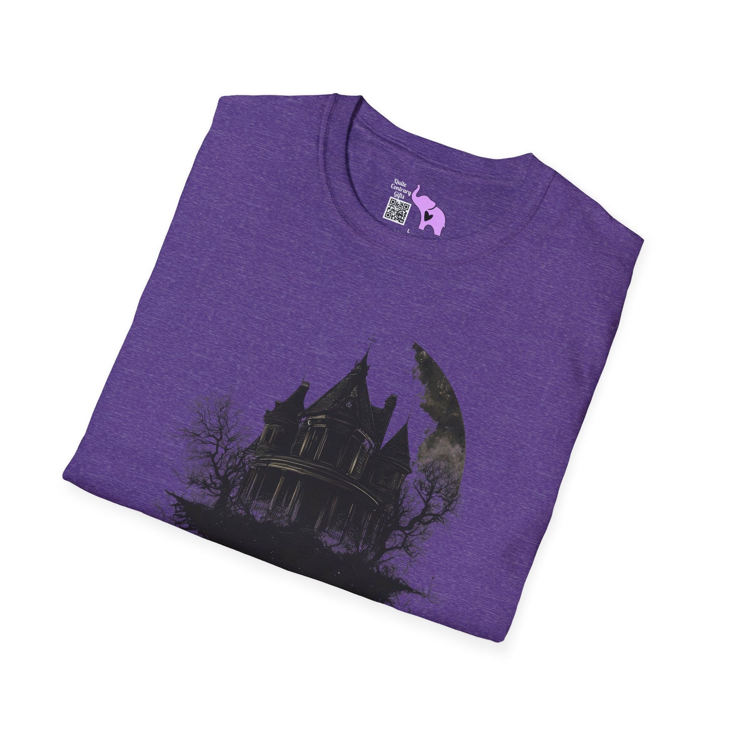 Halloween Haunted House Adult T-shirt