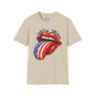 Party in the USA (Tongue) Adult T-shirt
