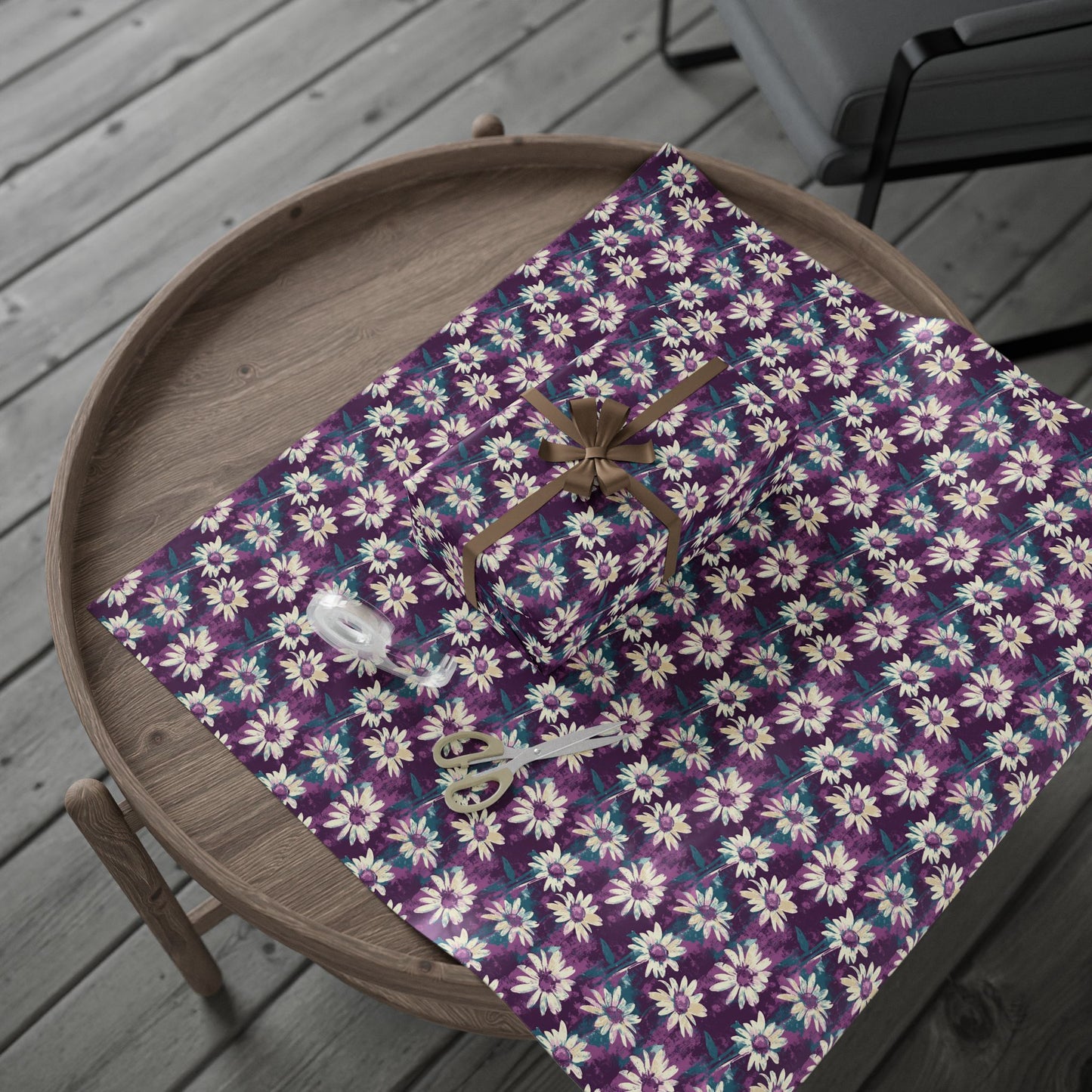 Twilight Daisy Meadow Wrapping Paper