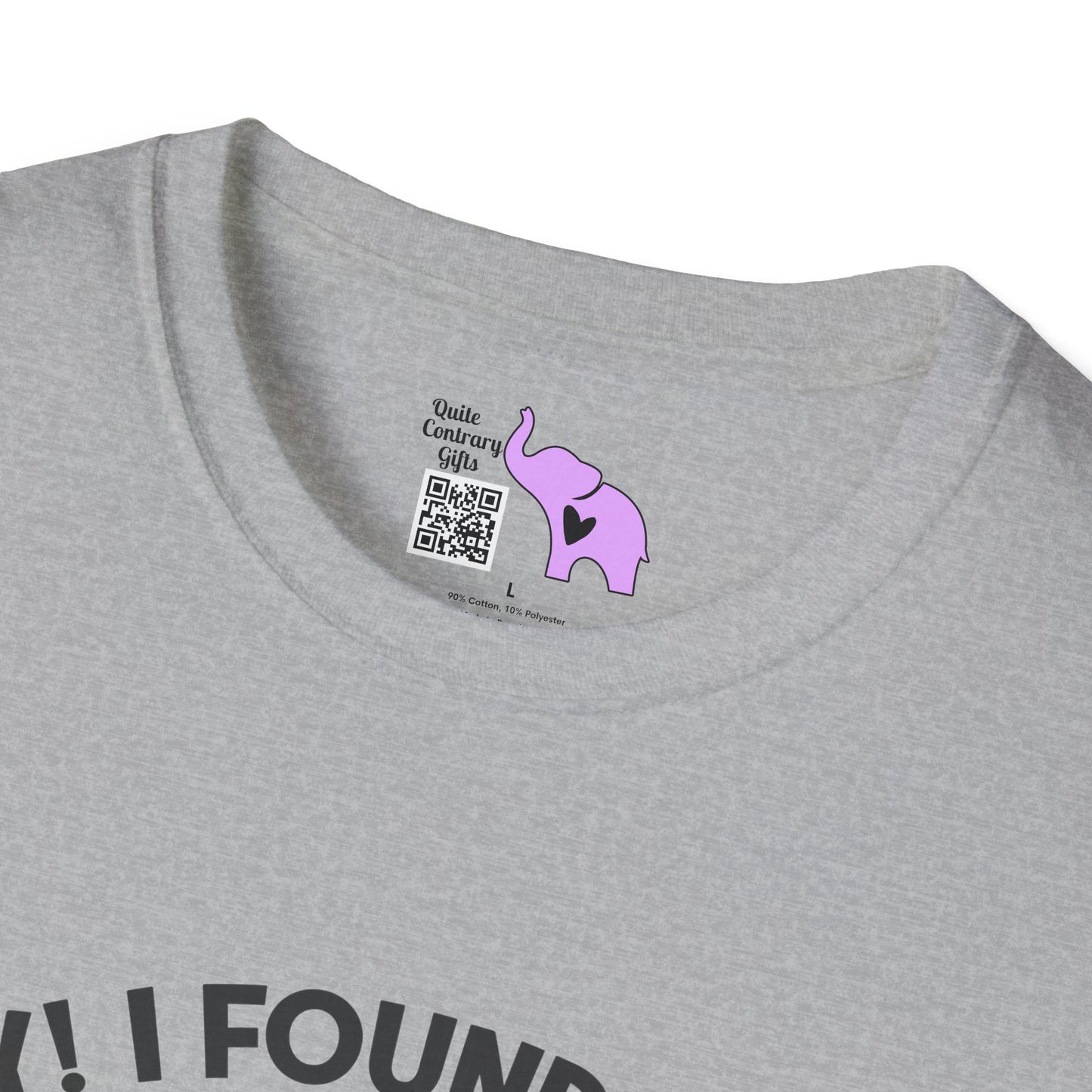 Hey! I Found Your Nose In My Business Again Adult T-shirt