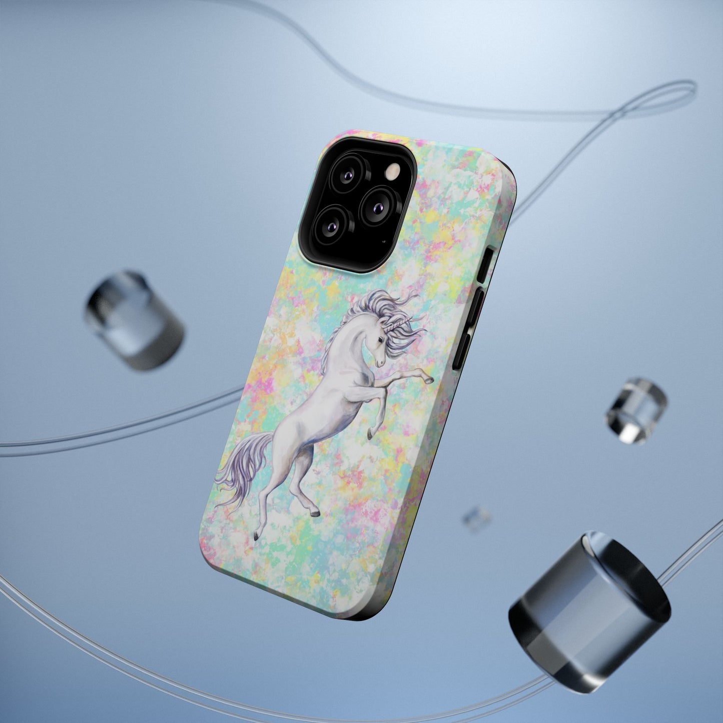 Pastel Pegasus MagSafe® Compatible Tough Case for iPhone