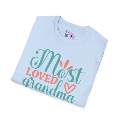 Most Loved Grandma Adult T-shirt