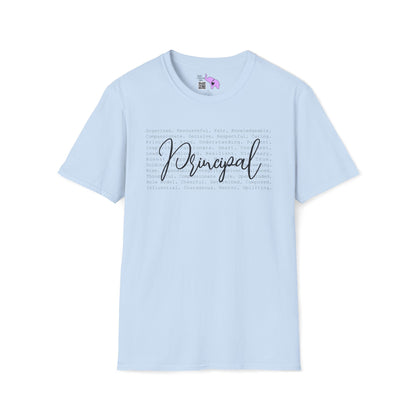 Principal (Descriptive Words) Adult T-shirt