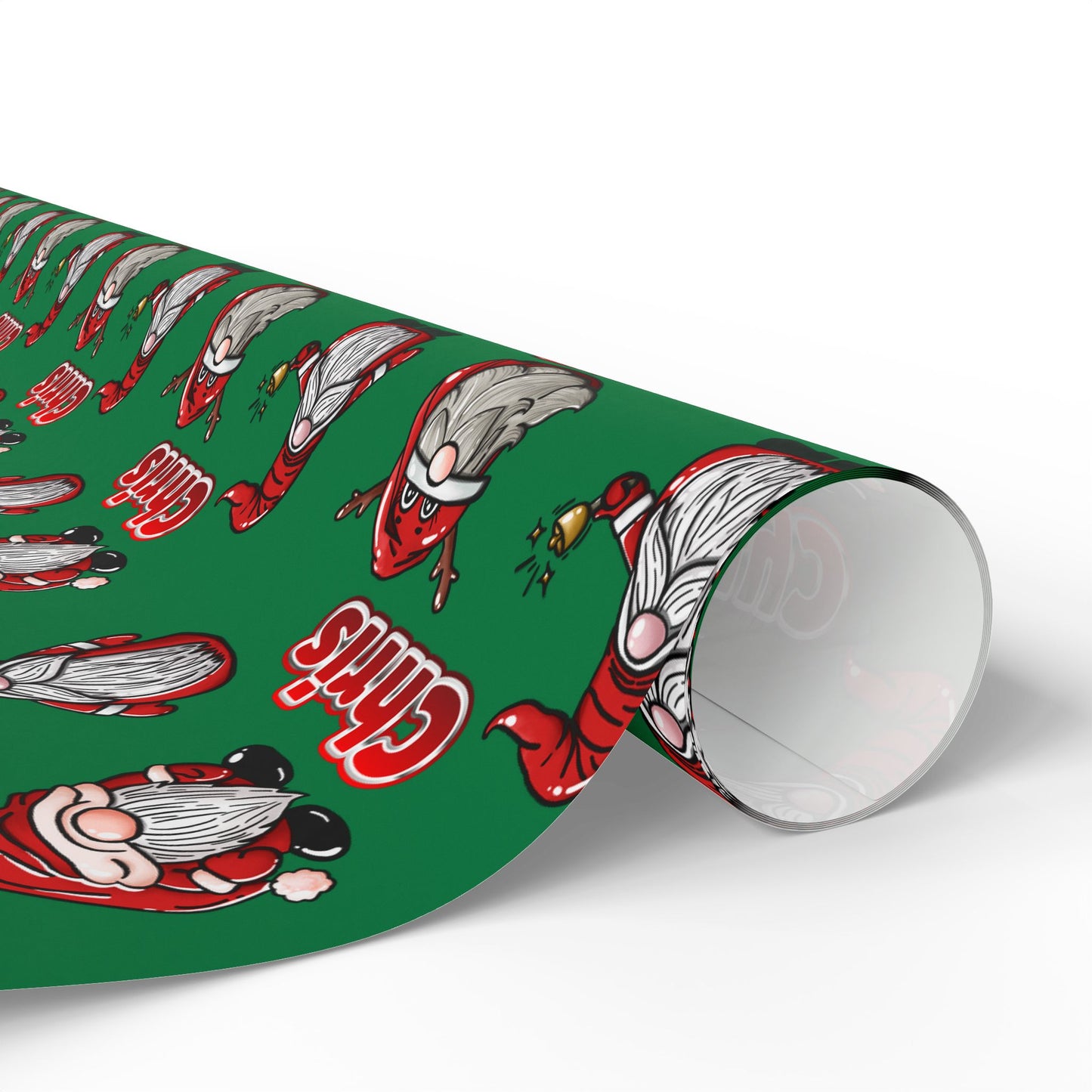 Santa Gnomes Custom Wrapping Paper (Chris)