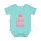 Daddy's Girl Mommy's World Infant Baby Rib Bodysuit