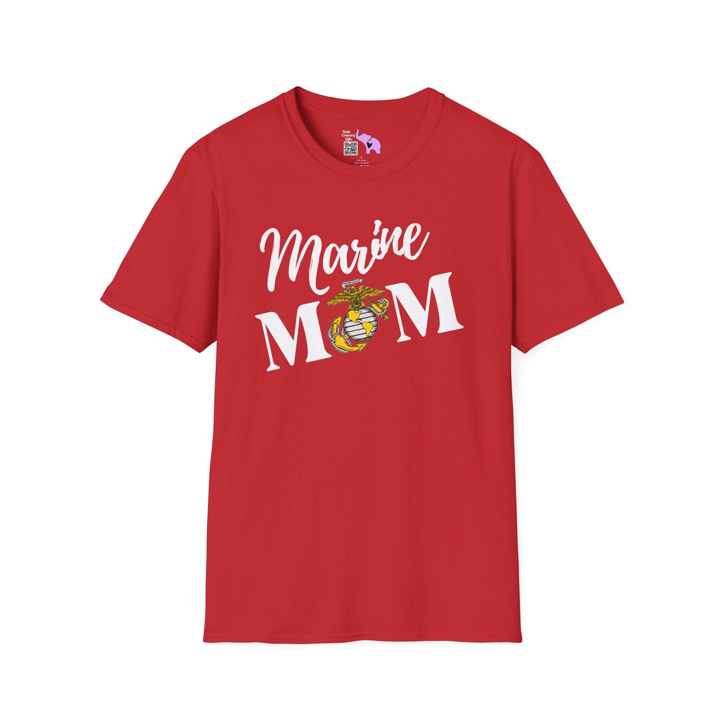 Marine Mom Adult T-shirt