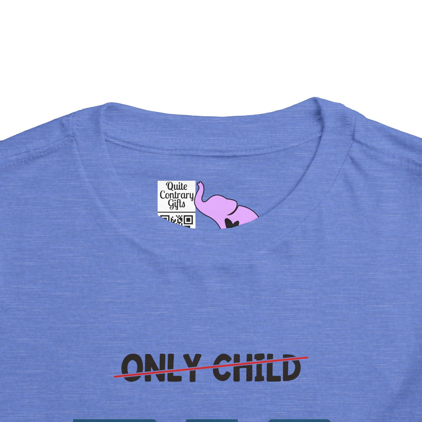 Promoted to Big Brother from Only Child Toddler Tee