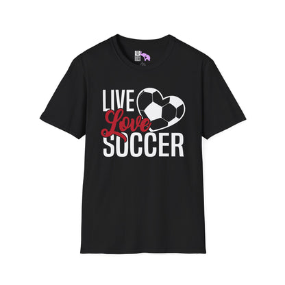 Live Love Soccer Adult T-shirt