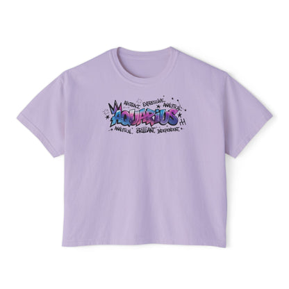 Aquarius Street Art Women's Boxy Tee