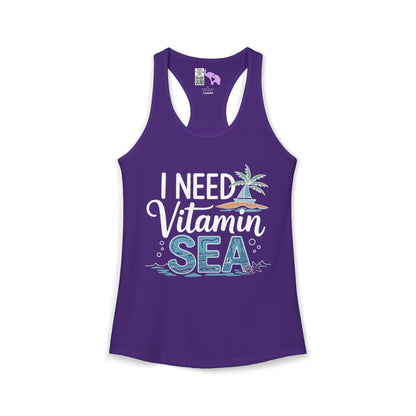 I Need Vitamin Sea (2) Women's Ideal Racerback Tank