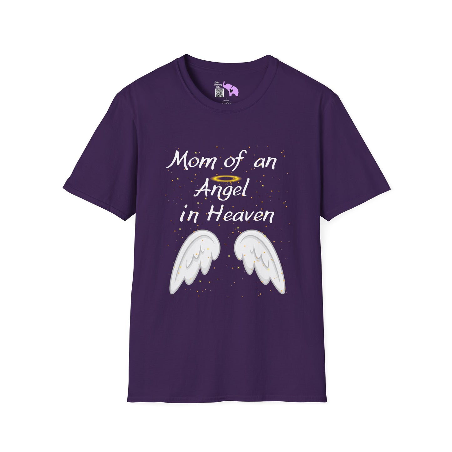 Mom of an Angel in Heaven Adult T-shirt