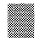 Distorted Check Microfiber Duvet Cover