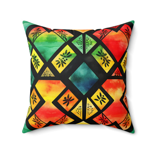 Freedom Flame Throw Pillow