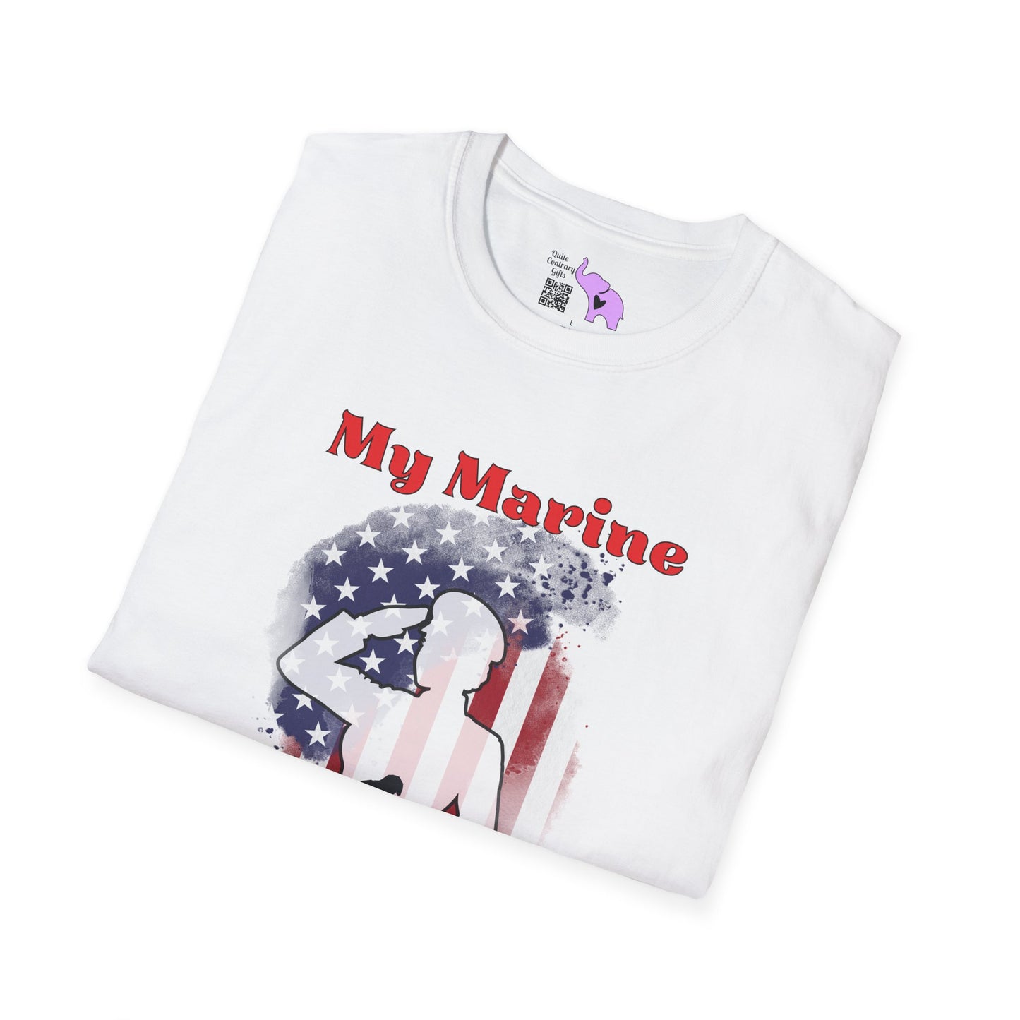 My Marine My Daughter (Dad) Adult T-shirt