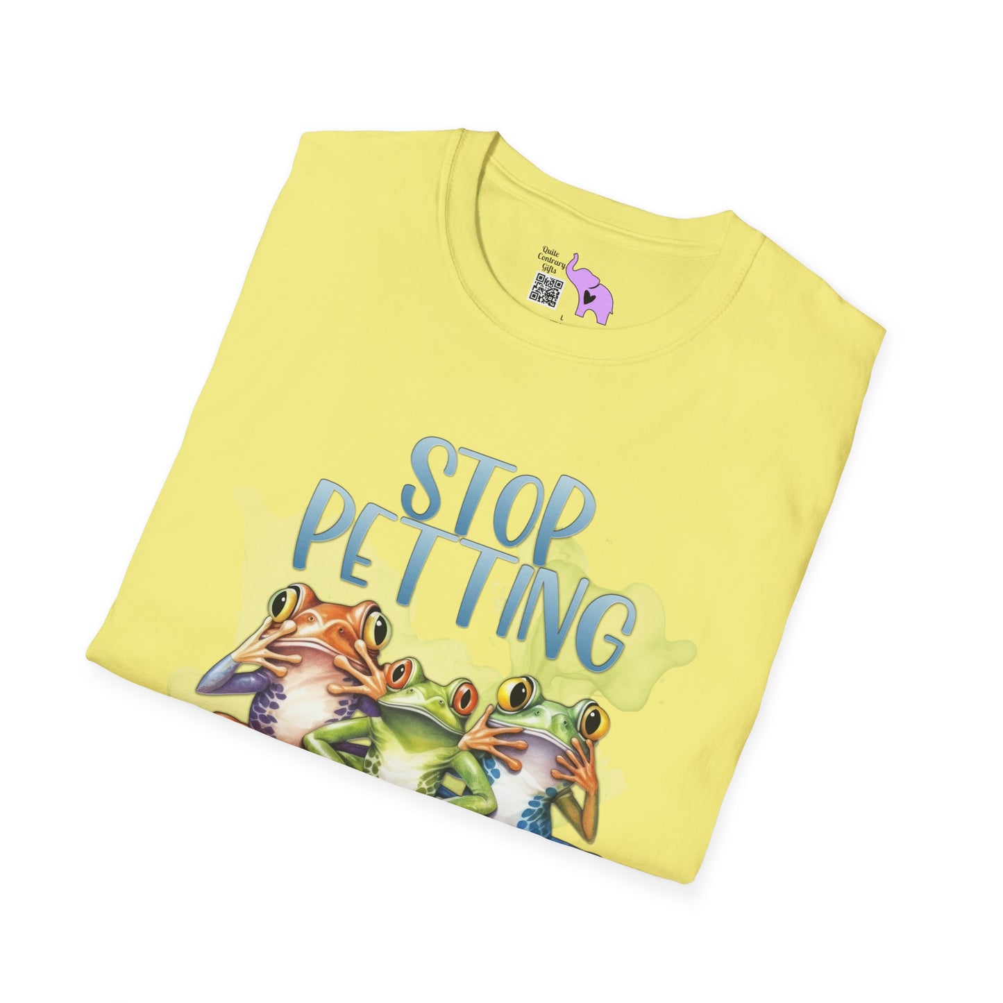 Stop Petting My Peeves (Frogs) Adult T-shirt
