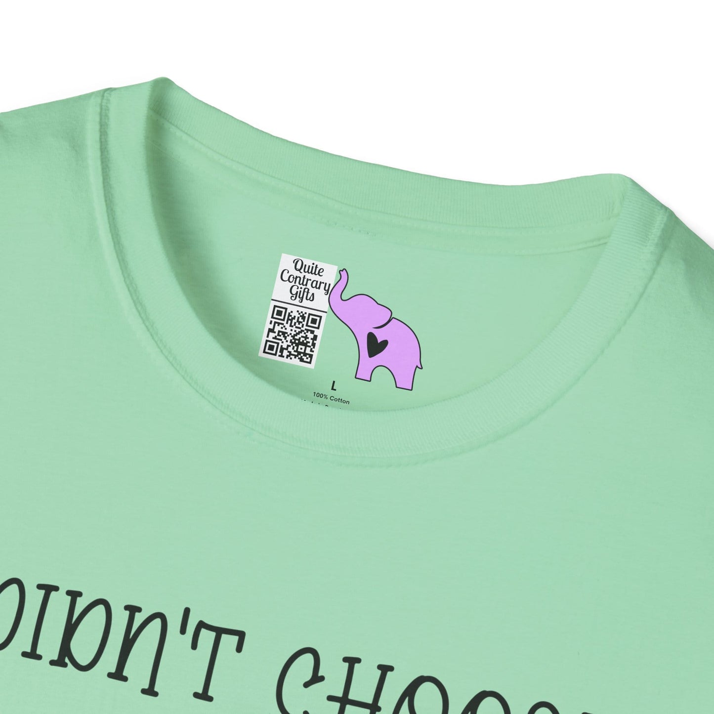 I Didn't Choose The Crazy Cat Lady Life, It Chose Me Adult T-shirt