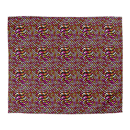 Warped Red Checkered Duvet Bedding Set