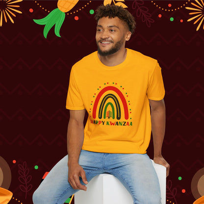 Happy Kwanzaa Arch Adult T-shirt