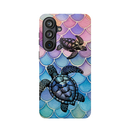 Sea Turtle Silhouette MagSafe® Compatible Tough Case for iPhone