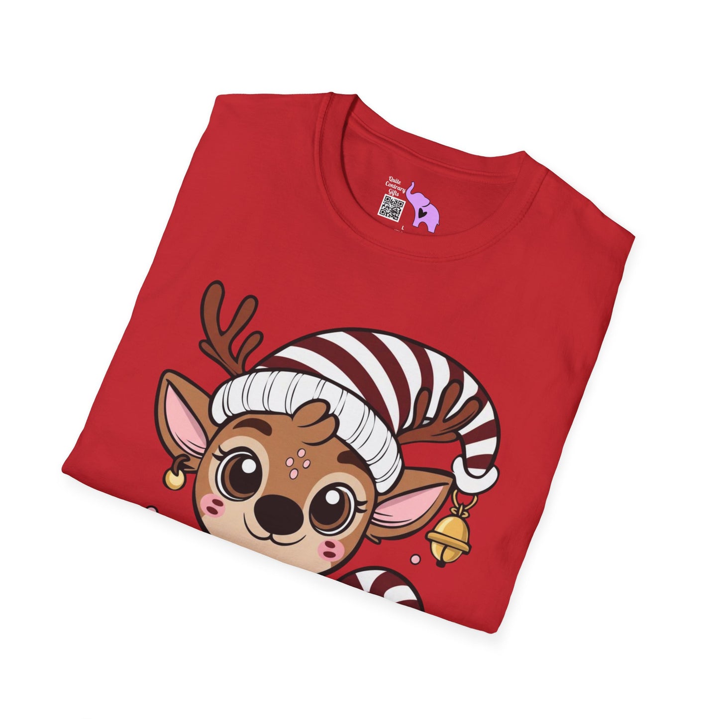 Santa's Little Deer Adult T-shirt