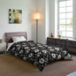 Black & White Daisies Comforter