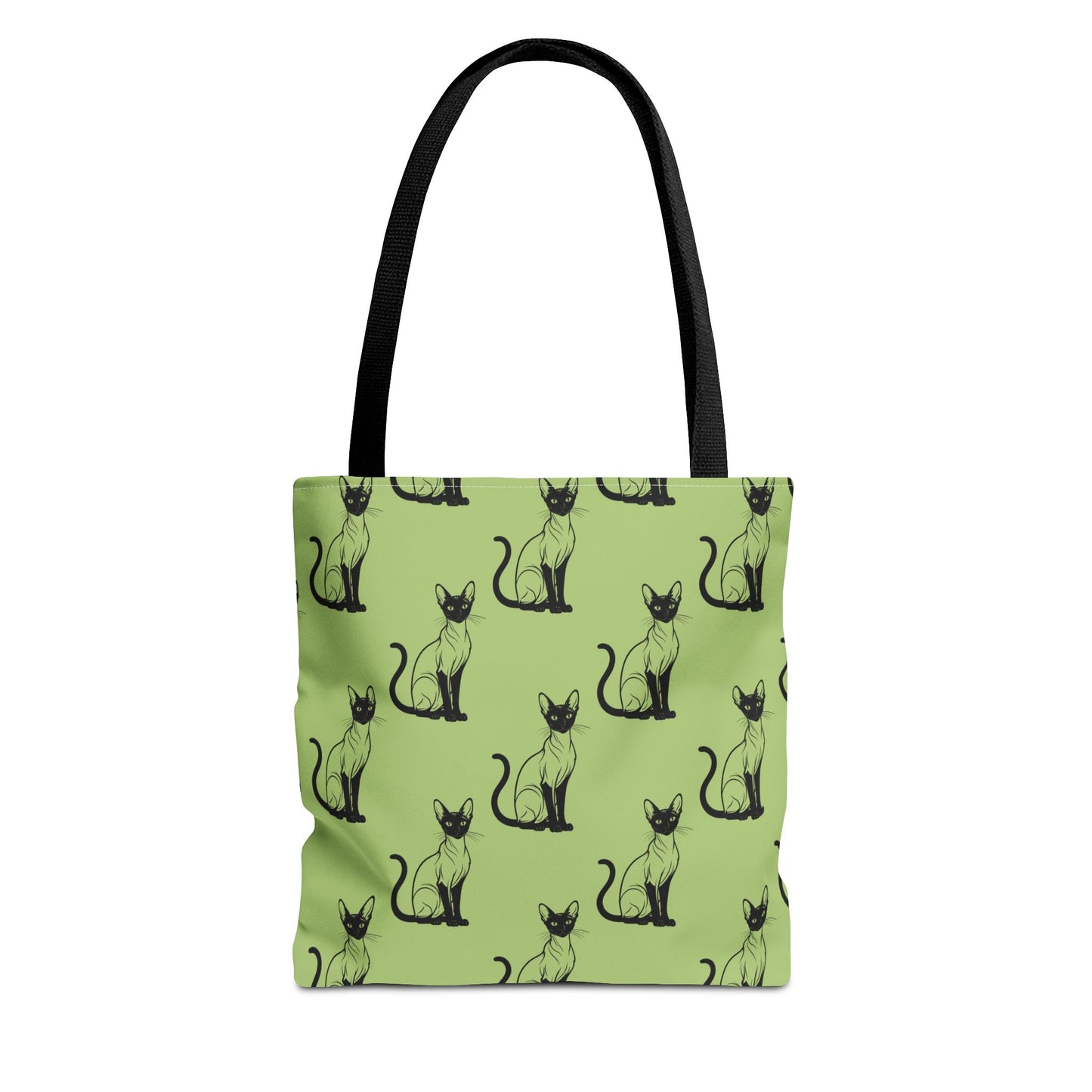 Siamese Charm – Sage Garden Canvas Tote Bag