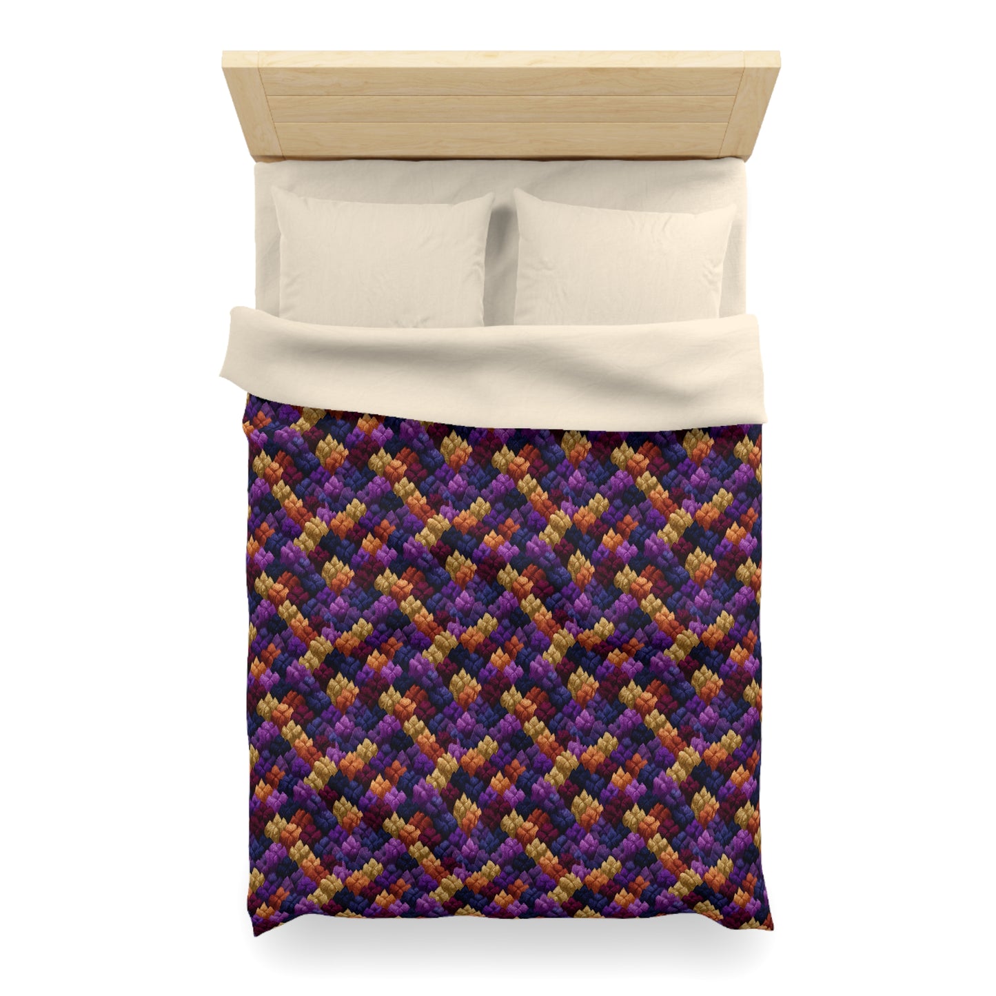 Velour Garden Microfiber Duvet Cover