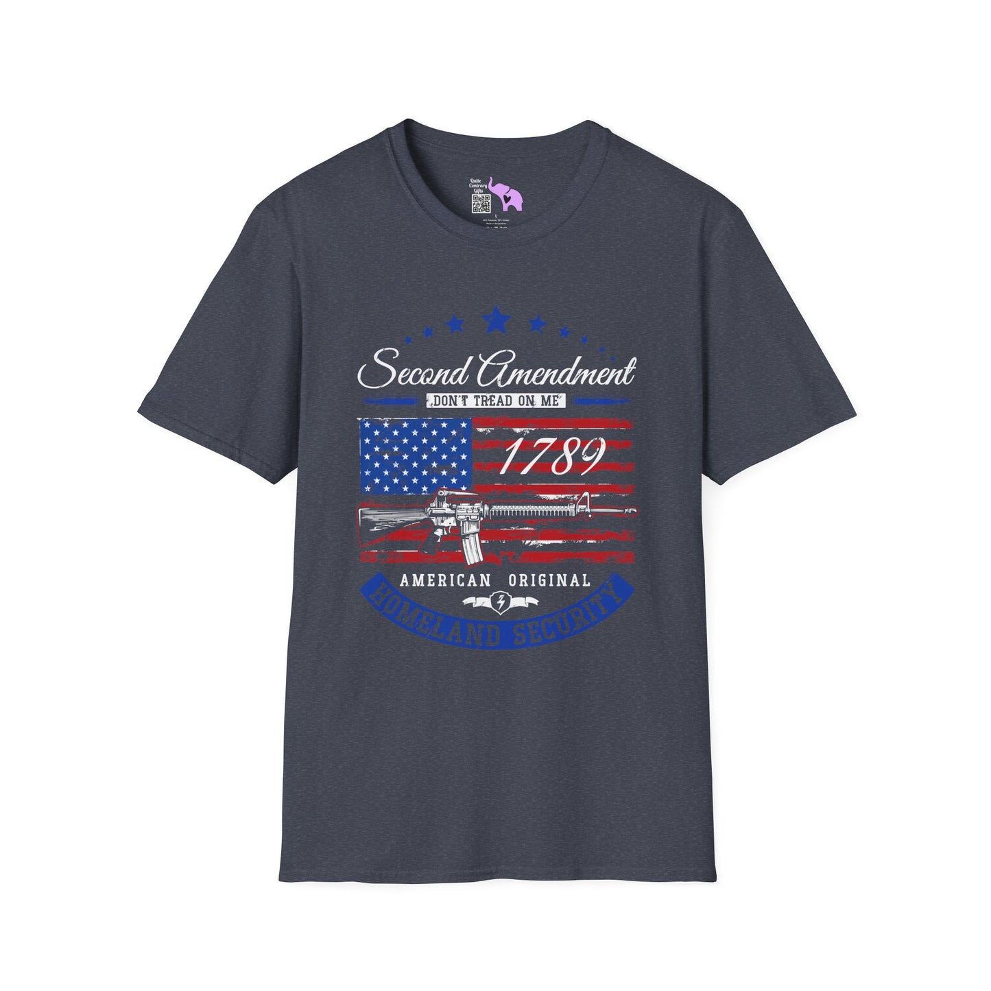 Second Amendment American Original Homeland Security Adult T-Shirt