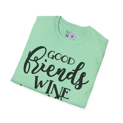 Friends Wine Together Adult T-shirt