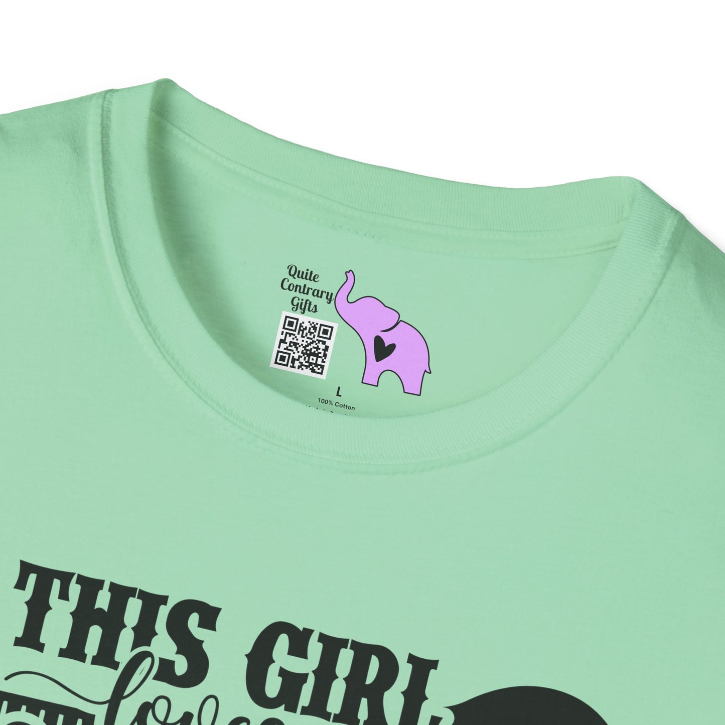 This Girl Loves Country Music Adult T-shirt